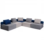 Модульный бескаркасный диван Dreambag Space Серый 4723300