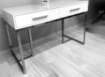 Стол-Консоль IST-CASA Армада F-1543, 120х60х78 см, белый, серебро