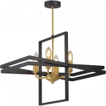 Потолочная люстра на штанге Vitaluce V3004-1/4PL (220V, свеча)