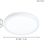 Накладной точечный светильник Eglo Fueva 5 99265 (LED, 220V, круглые, IP44)