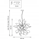 Подвесная люстра Lightstar Turbio 754267 (220V, на тросе)