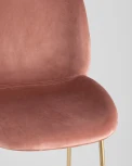 Стул барный Stool Group Beetle со спинкой пудровый УТ000001769
