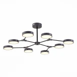 Потолочная люстра на штанге Monta SLE6003-702-08 Evoluce (LED, 220V, пульт управления, круглые)