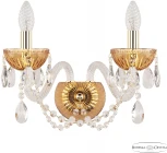 Бра Bohemia 5402 5402B/2/165 G Amber/M-1G