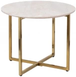 Журнальный стол Garda Decor 30B-855-2X (Золото/Светло-серый)