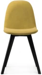 Стул Агот горчичный / черный каркас 464862 Woodville