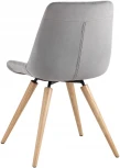 Стул Stool Group Флекс на деревянных ножках велюр серый УТ000035934
