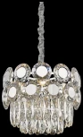 Подвесная люстра Wertmark Claudia WE134.05.103 (220V, хрусталь, на цепи, круглые)