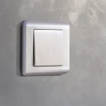 Выключатель одноклавишный проходной (перламутровый рифленый) Werkel W1112013 (a051178)