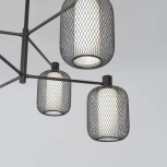 Потолочная люстра на штанге Eurosvet Voile 30191/6 черный (220V)