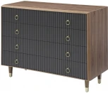 Комод Garda Decor 77IP-DR008 (Светлое дерево/Серый,Светлое дерево)