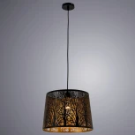 Подвесной светильник Arte Lamp Celesta A2769SP-1BK (220V, на проводе, круглые, природа)