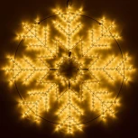 Фигура ARD-SNOWFLAKE-M8-950x950-540LED Warm (230V, 33W) (IP65)