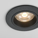 Встраиваемый светильник светодиодный Maytoni Focus Led DL125-L12-3K-B (220V, круглые)