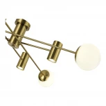 Потолочная люстра Evoluce Raito SLE1105-302-08 Латунь/Белый GU10+E27 4+4*5+60W