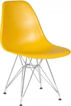 Стул обеденный DSR (ножки хром, цвет горчичный (Y-03))