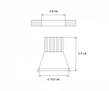 Встраиваемый точечный светильник Kink Light Точка 2135,16