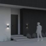 Настенный светильник уличный Maytoni Bowery O574WL-02B (220V, IP54)