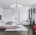 Подвесная люстра Arte Milano AM341837 341837/8 WT+SL (220V, на цепи)