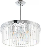 Потолочная люстра хрустальная на штанге Arte Milano Sorrento-8909 378909/6/300/490 CR (220V)