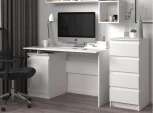 Письменный стол Woodville Рунтроп 2 белый 472567