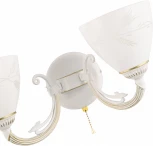 Бра с выключателем Arte Milano AM343659 343659/2W WT+G (220V)