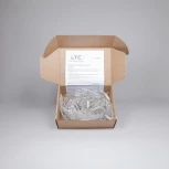 Гирлянда Бахрома с колпачком 3,1 x 0,5 м шампань, 120 LED, провод прозрачный  ПВХ, IP65 Laitcom PIL120CAP-10-2CH