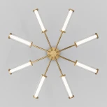 Потолочная люстра на штанге Eurosvet Stark 50386 LED латунь (220V)