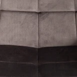 Стул ABRUZZO (mod. 8060) металл/вельвет, 52 х 63 85 см, светло-серый (HLR 24)/черный Tetchair 19232