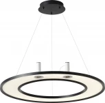 Подвесной светильник светодиодный со спотами Crystal Lux CONTOUR SP50W LED BLACK (220V, на тросе)