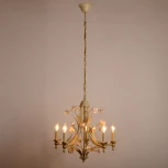 Подвесная люстра Abrasax Suzanne SD0843/5 (220V, на цепи, цветы, листья, розы)