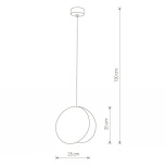 Подвесной светильник Nowodvorski Wheel 9033 (220V, на проводе, круглые)