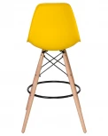 Стул барный DSW BAR (ножки светлый бук, цвет сиденья жёлтый (Y-01))