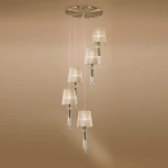 Подвесной светильник ярусный Mantra Tiffany 3877 (220V, на проводе)