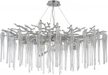 Подвесная люстра Dio D`arte Tavenna Nickel Tavenna H 1.5.100.101 N (220V, хрусталь, на тросе)