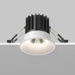 Встраиваемый светильник Maytoni Round DL058-7W4K-W (LED, 220V, круглые)