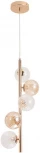 Подвесной светильник Arte Lamp Etereo A5261SP-5GO (220V, на проводе, шарики)