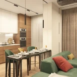 Трековый светильник Downlight Denkirs Smart DK8006-BK (LED, 220V, пульт управления)