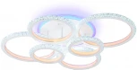 Потолочная люстра RGB Ambrella Original FA9528 (LED, 220V, пульт управления, кольцо)