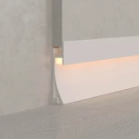 Профиль PLINTUS-H58-F-2000 WHITE (Arlight, Алюминий) 045297