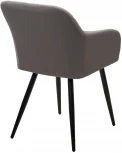 Стул BRANDY 505-35 Серый, велюр беспальчиковый" / черный каркас, М-City"