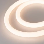 Светодиодная лента герметичная МУНLIGHT-TOP-M768-D25mm 24V White-MIX 360deg (14.4 W/m, IP65, 2216, 5m, wire x1) (Arlight, Прямой вывод кабеля) 037565