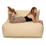 Бескаркасный диван Dreambag Модерн Светло-Бежевый (Экокожа, Классический) 4611021