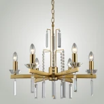 Подвесная люстра Crystal Lux MARRON SP6 BRASS