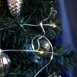 Светодиодная гирлянда Feron CL578 48619 линейная Роса 220V 2700К c питанием от сети