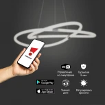 Подвесной светильник Eurosvet Smart Warta 90234/1 хром