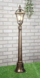 Наземный фонарь Elektrostandard Capella черное золото F
