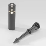 Грунтовый светильник Elektrostandard Hidden 35166/S LED серый (220V, круглые, IP54)