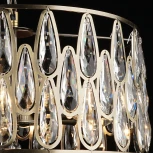 Подвесная люстра хрустальная Reluce 01848-0.4-06 AB (220V, на цепи)