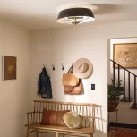 Потолочная люстра на штанге Kichler Luella KL-LUELLA-4P-BKB (220V)